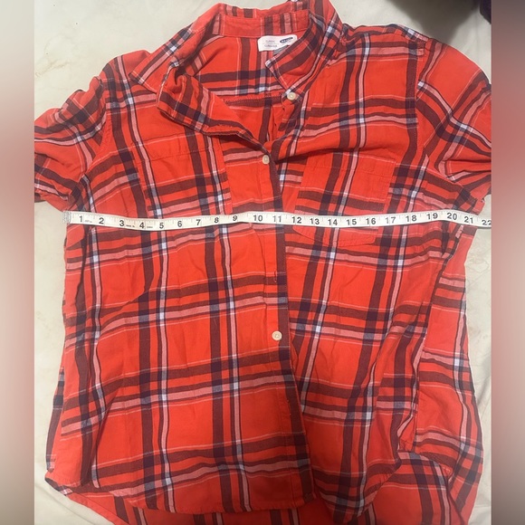 Old navy women’s plaid shirt - Picture 3 of 3